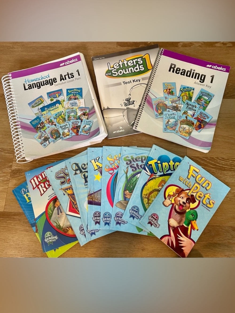Abeka Grade 1 Language Arts Homeschool Curriculum Parent, Student Readers